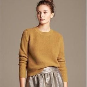 Banana Republic Heritage Sweater，mustard